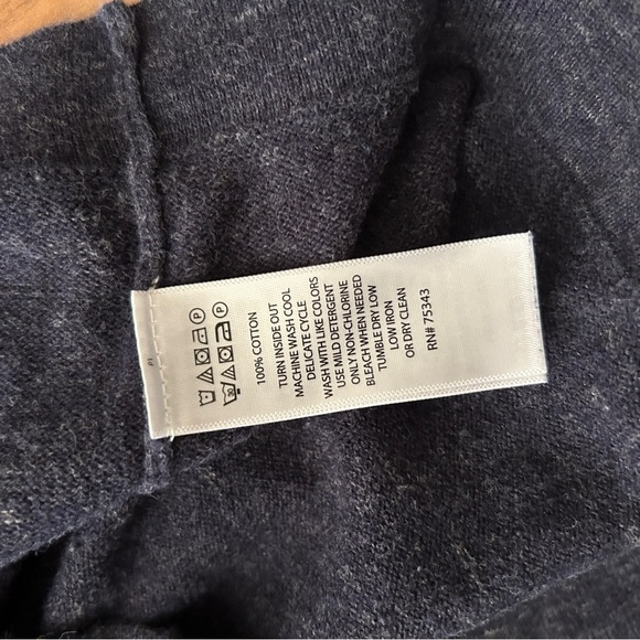 Art of Rhetoric Dark Blue Gray Long Sleeve Crewneck Men’s Sweater - Picture 2 of 6